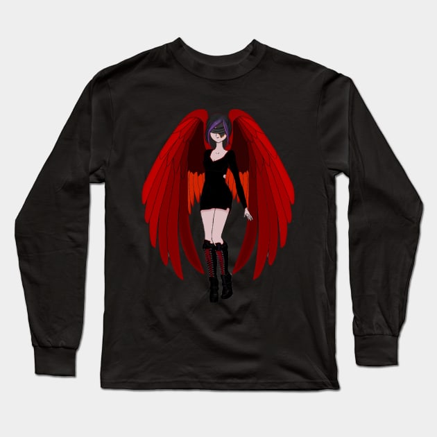 The Blind Angel Long Sleeve T-Shirt by TwiggyTheTree